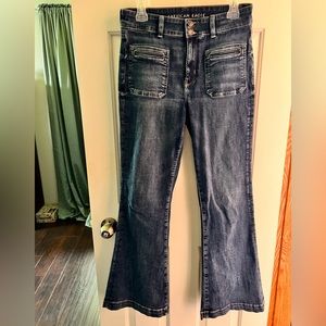 Bell Bottom, High Waisted Jeans